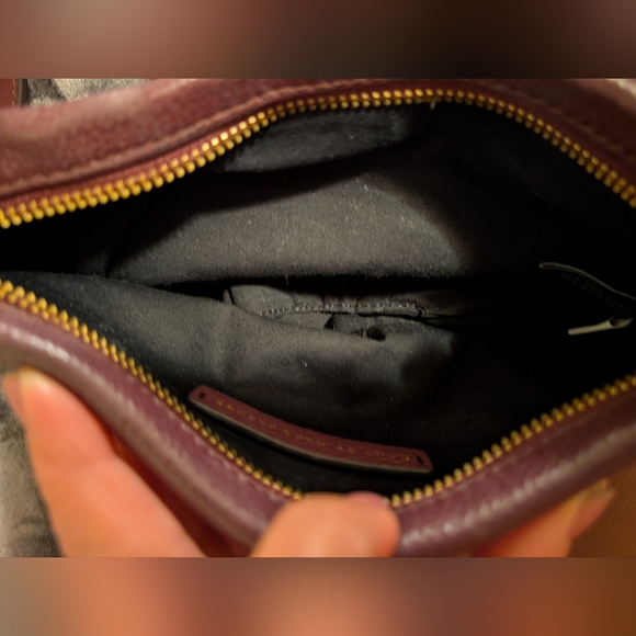 Marc By Marc Jacobs Elegant Burgundy Leather Mini Crossbody Bag Excellent! - Picture 5 of 8
